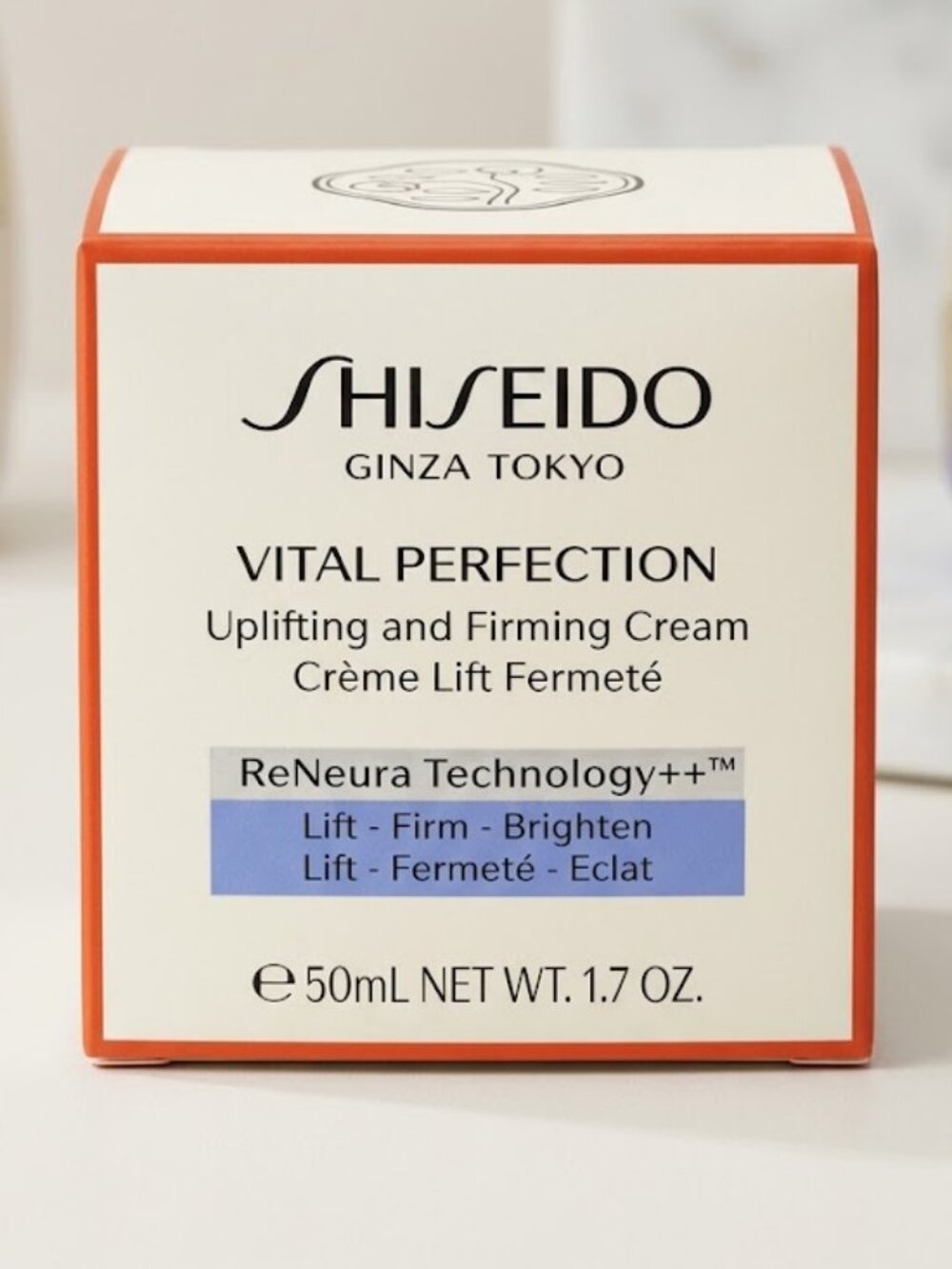 Shiseido. Vital Perfection Uplifting And Firming Day Cream - 1.7 oz / 50 ml.